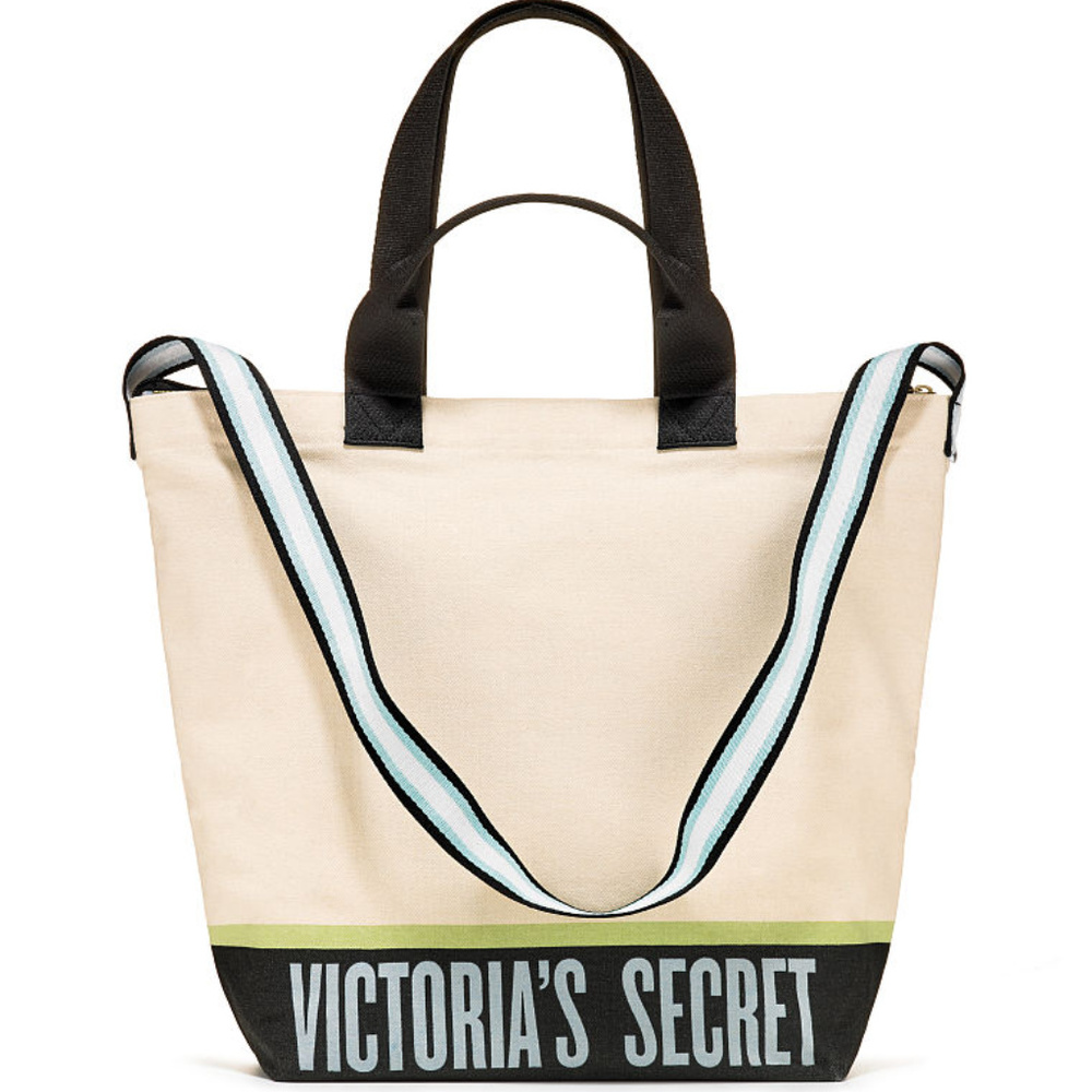 Victoria's Secret VS Canvas Cooler Tote Bag Beach